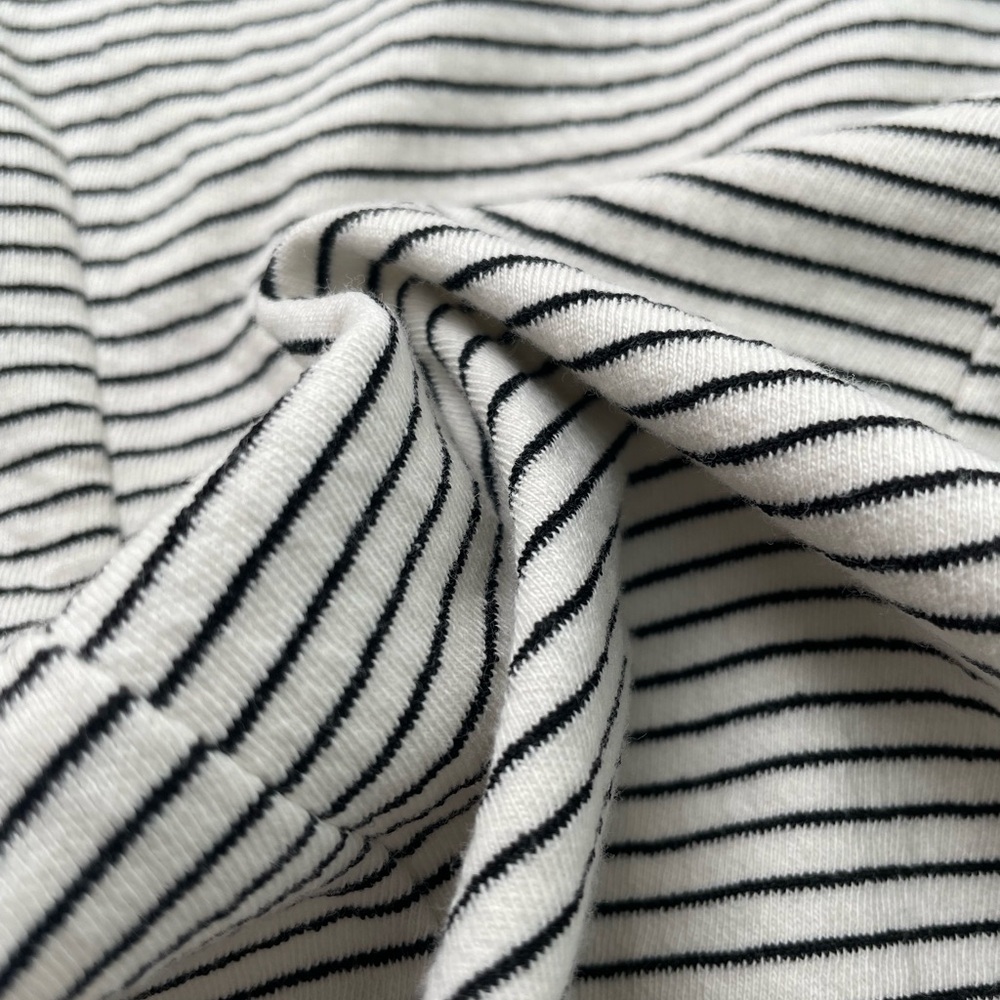 J. Crew Gray Sheath Dress with Bell Sleeves Medium size black and white cotton - Picture 11 of 15